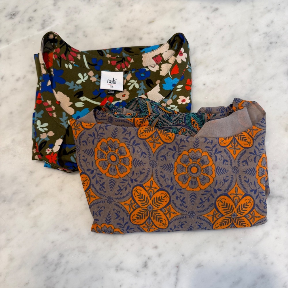 Lots of 2 CABI tops Tank XL